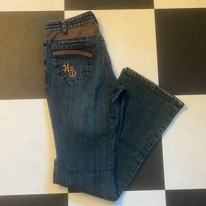 20% OFF 2+ BUNDLES! Harley Davidson Bootcut jeans. Size 4 Long. Blue
